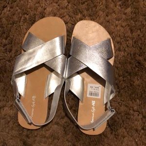 Silver girls shoes size 1.5